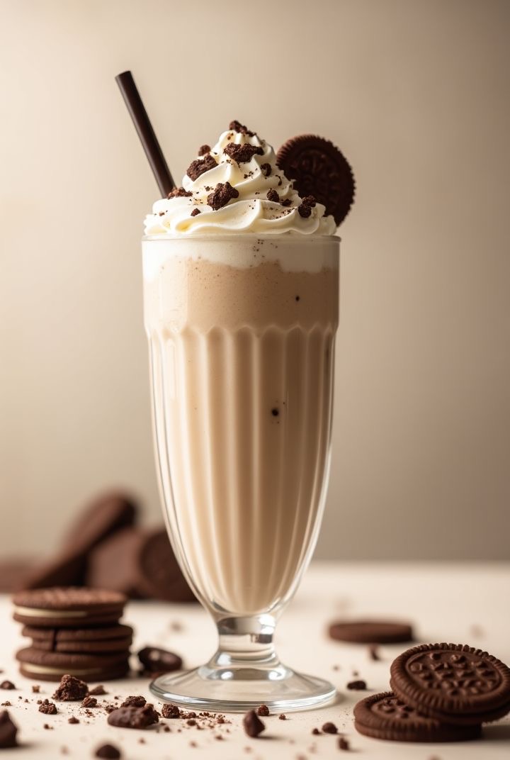 Oreo Chocolate Milkshake